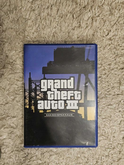 GTA 3 PS2 Grand Theft Auto III PS2 Komplet z mapą i instrukcją Stan BDB
