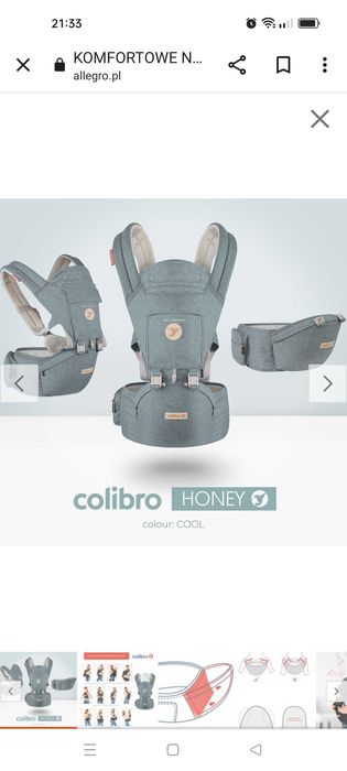 Nosidełko wielofunkcyjne 12w1 COLIBRO