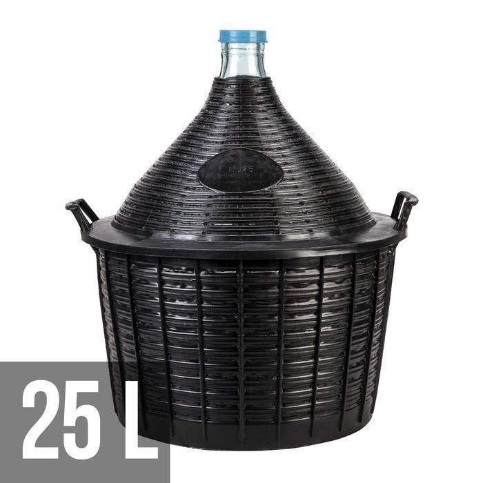 Balon - 25 l - dama galon dymion na wino w koszu