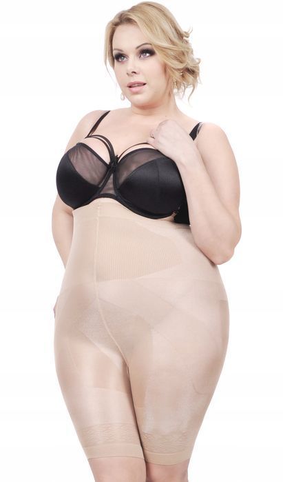 Orirose WYSOKIE Majtki WYSZCZUPLAJĄCE brzuch MODELUJĄCE uda size plus