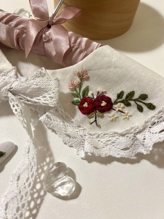 Вишитий набір комірець ручна робота