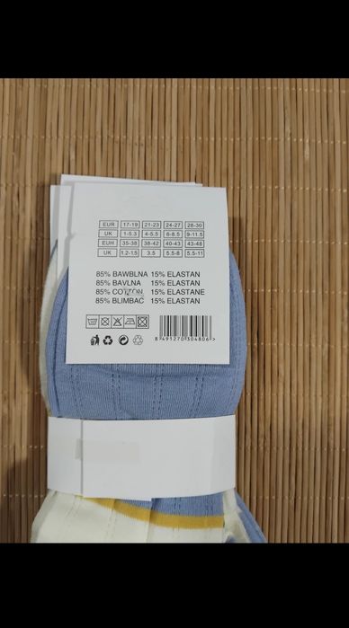 5 Par Skarpety Damskie Stopki Bawełniane 39-42