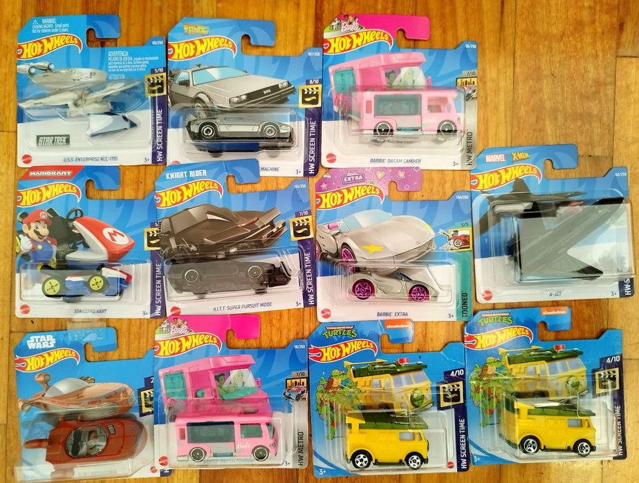 Hot wheels temáticos vários modelos