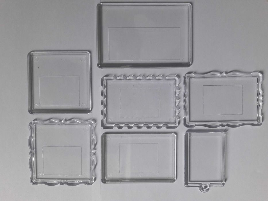 Акрилові заготовки, брелоки.