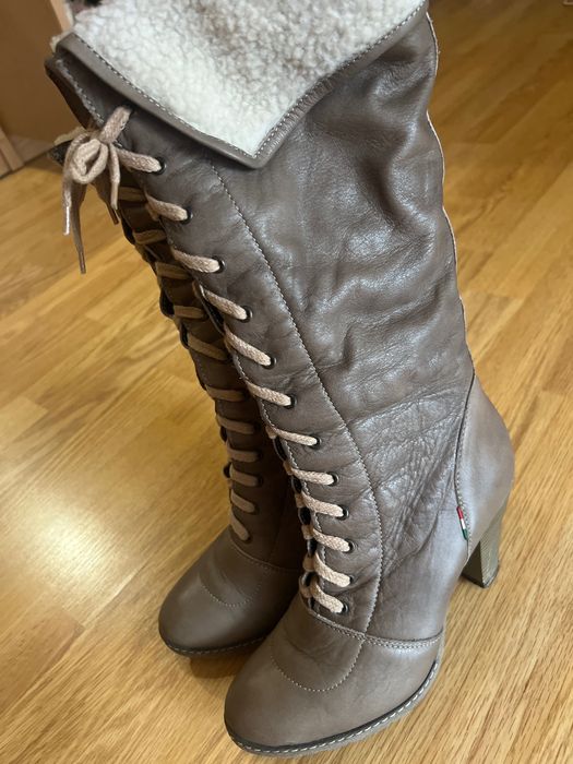 Чобітки з натуральної шкіри