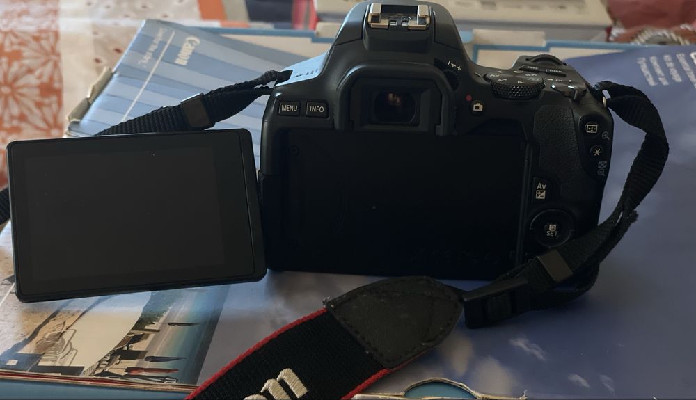 Cãmera fotografica Canon 250D + extras