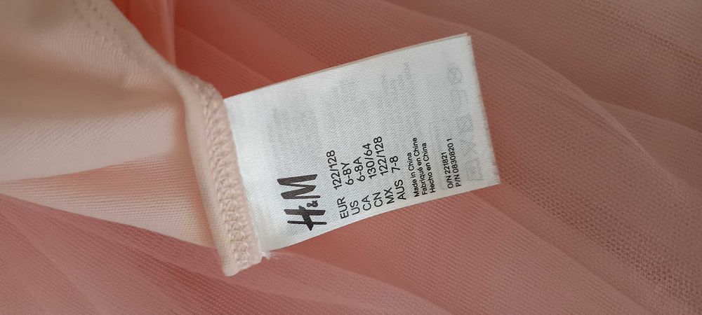 Vestido de Princesa H&M menina 6-8 anos