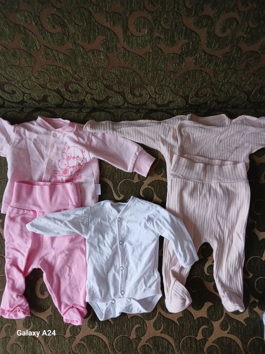 Пакет детских вещей 56–62 (0–3 мес) — 500 грн