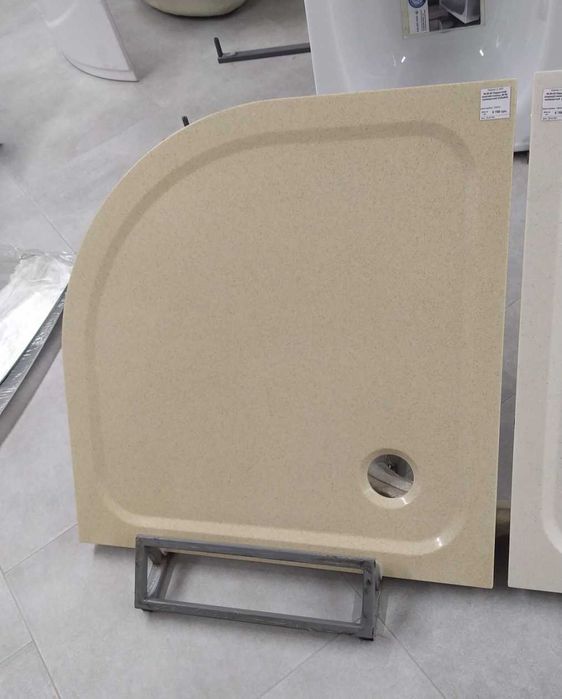 Піддони 90х90 кам'яні для душової кабіни (штучний мармур)