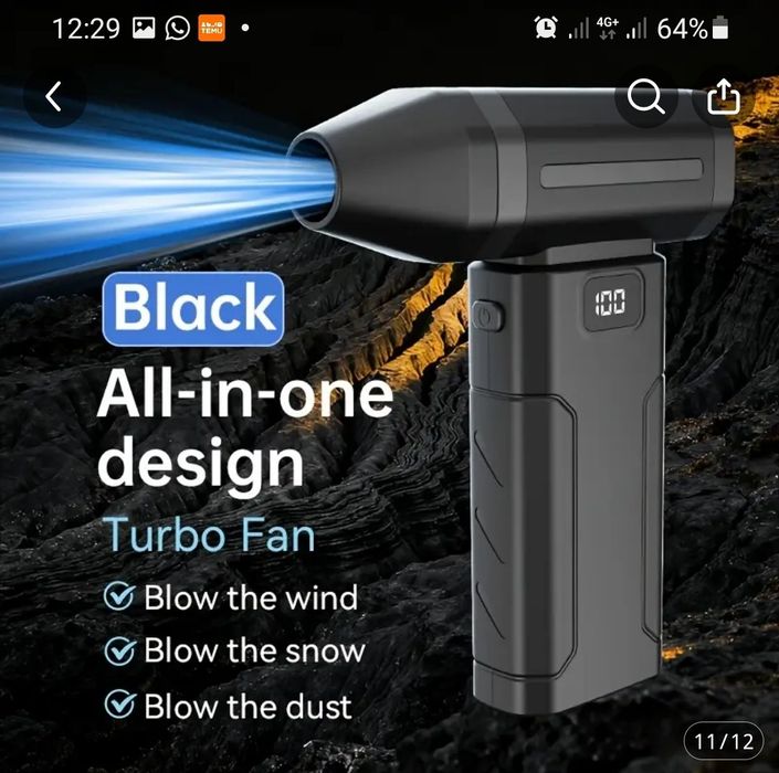 Soprador de ar portatil