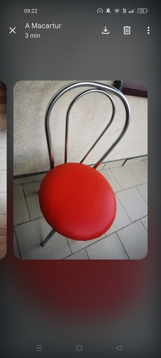 stołki , krzesła, metalowe tulipan