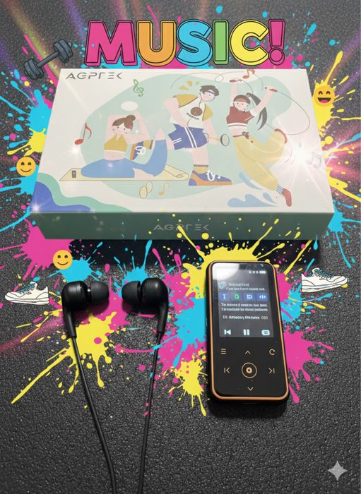 Плеєр AGPTEK M2PL: Твій ідеальний ритм для спорту та драйву