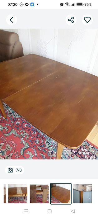 Стол обеденный раздвижной