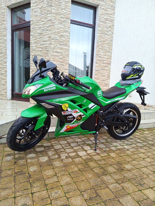 Електробайк Ninja 2990Вт, гарантія, шолом у подарунок, електромотоцикл