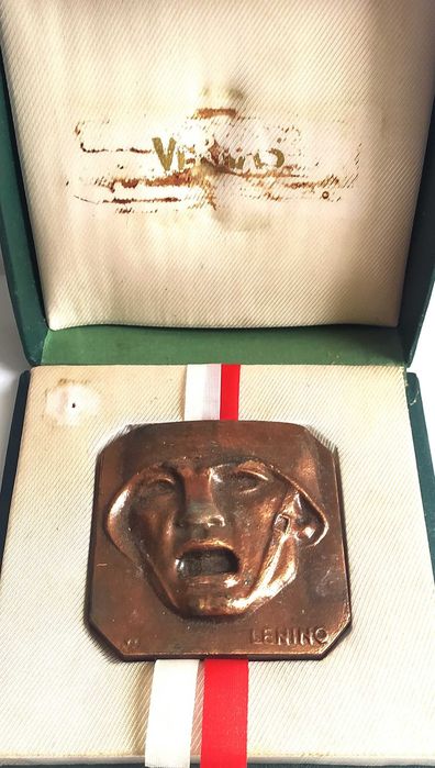 Pamiątkowy Medal Plakieta Lenino Polska 70lata