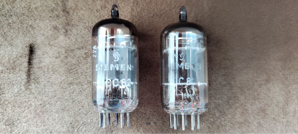 Радиолампы ECC83/ECC82 Telefunken, Brimar, Siemens