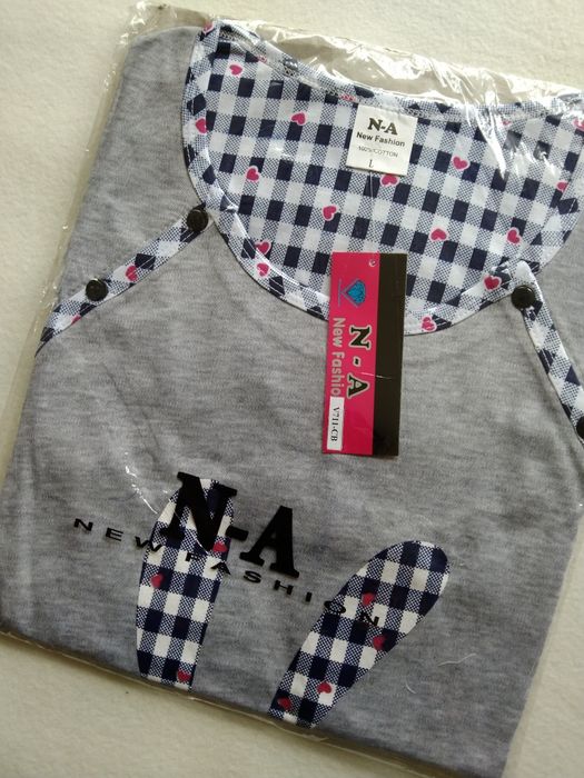 L 40 Koszula poporodowa ciążowa do karmienia porodu orpinana rozpinana