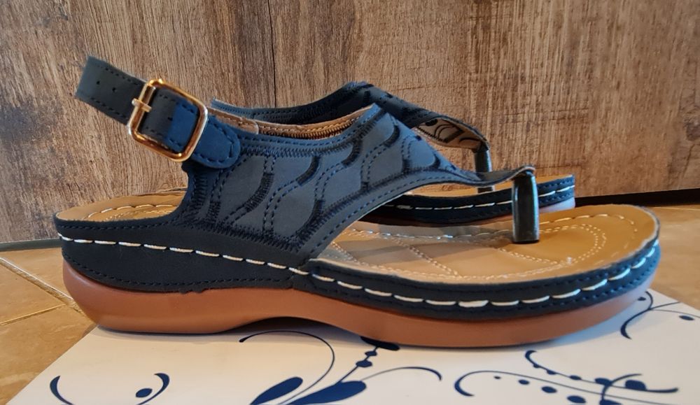 Nowe bez metki sandały japonki boho 37, mega lekkie