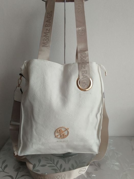 Nowa duża torebka firmy MBAGS Biała
