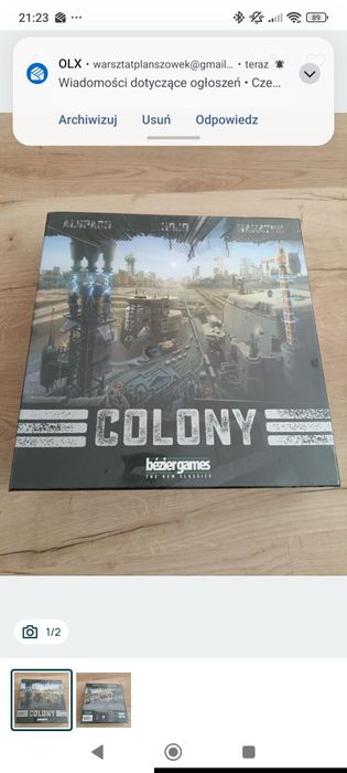 Colony gra planszowa NOWA FOLIA ENG
