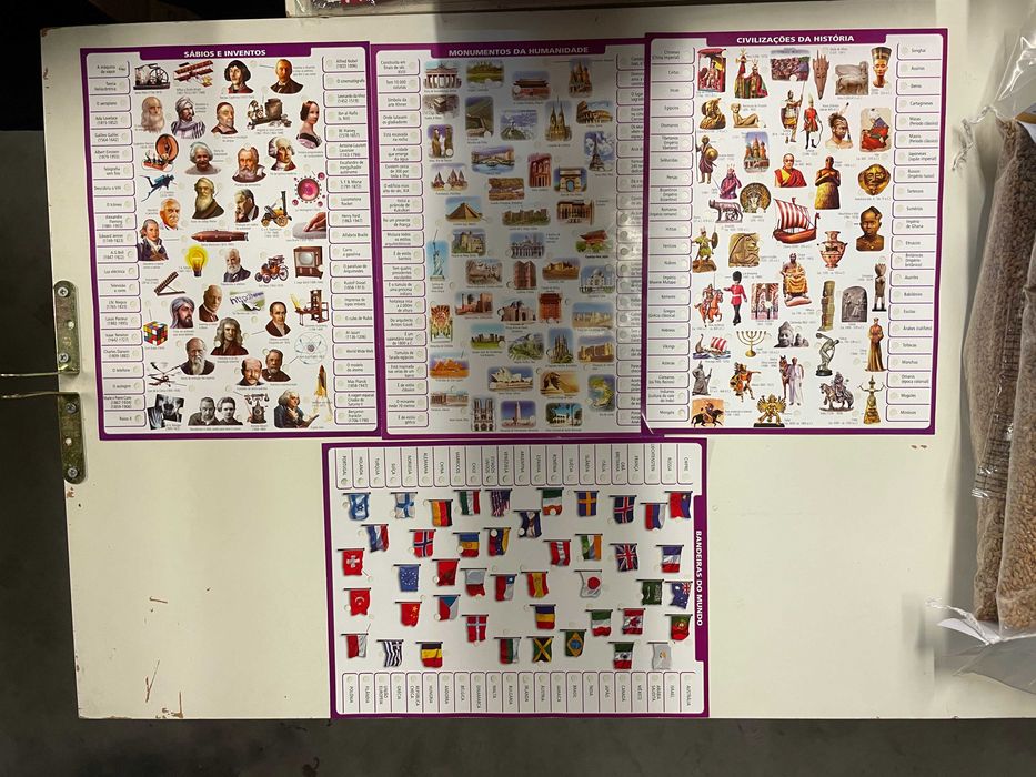 Jogo didático para crianças sobre o conhecimento