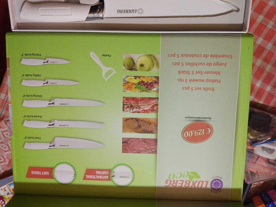 Conjunto de facas cerâmica lindas