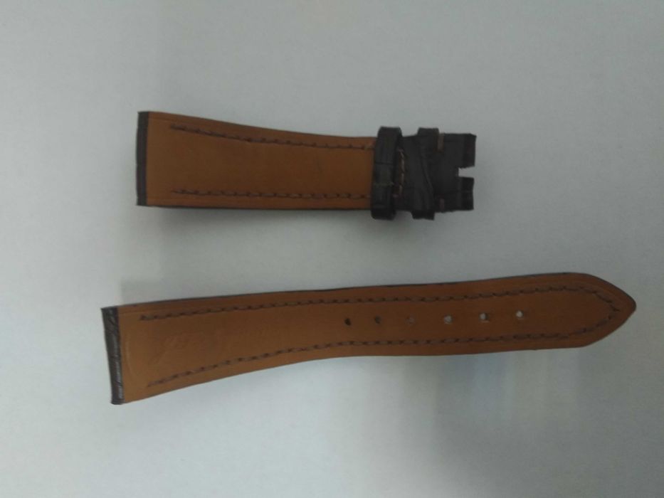 Pasek do zegarka ze  skóry aligatora 20/16