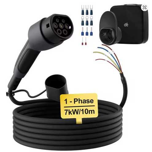 Cabo Wallbox para Substituição 7 / 11 / 22 kw - 7.5 ou 10 METROS