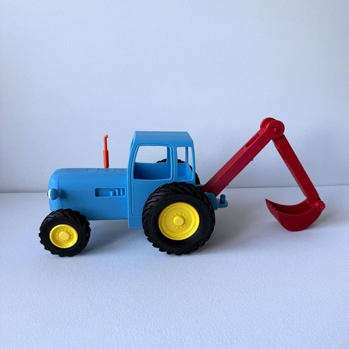 Синій трактор. Тракторець Молодець. Синий трактор.