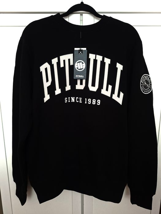 Nowa Bluza męska bez kaptura Pit Bull Norton czarna-M
