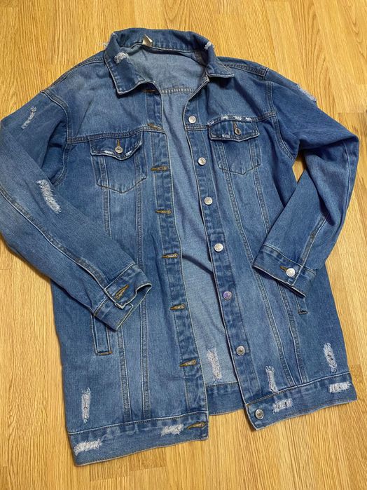 Джинсова куртка-піджак
