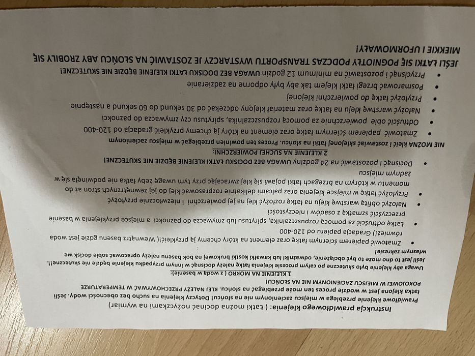 Łatki do basenu, do łatania dziur w basenie