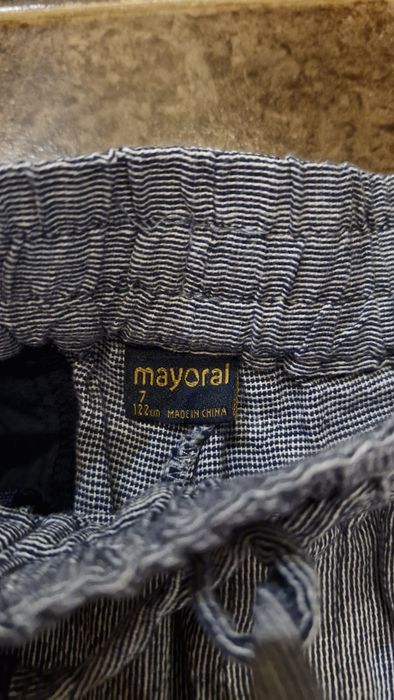 Дитячі штани з домішкою льону Mayoral
