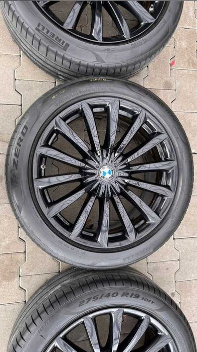 Felgi,Koła oryginalne BMW 7 G11 G12 19" 8,5+9,5 opony, czujniki