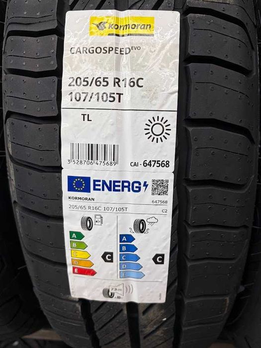 205/65R16C Kormoran CargoSpeed Evo cztery nowe opony do busa 2026r