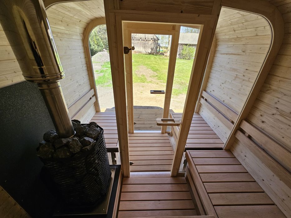 Sauna ogrodowa 3x2.2m