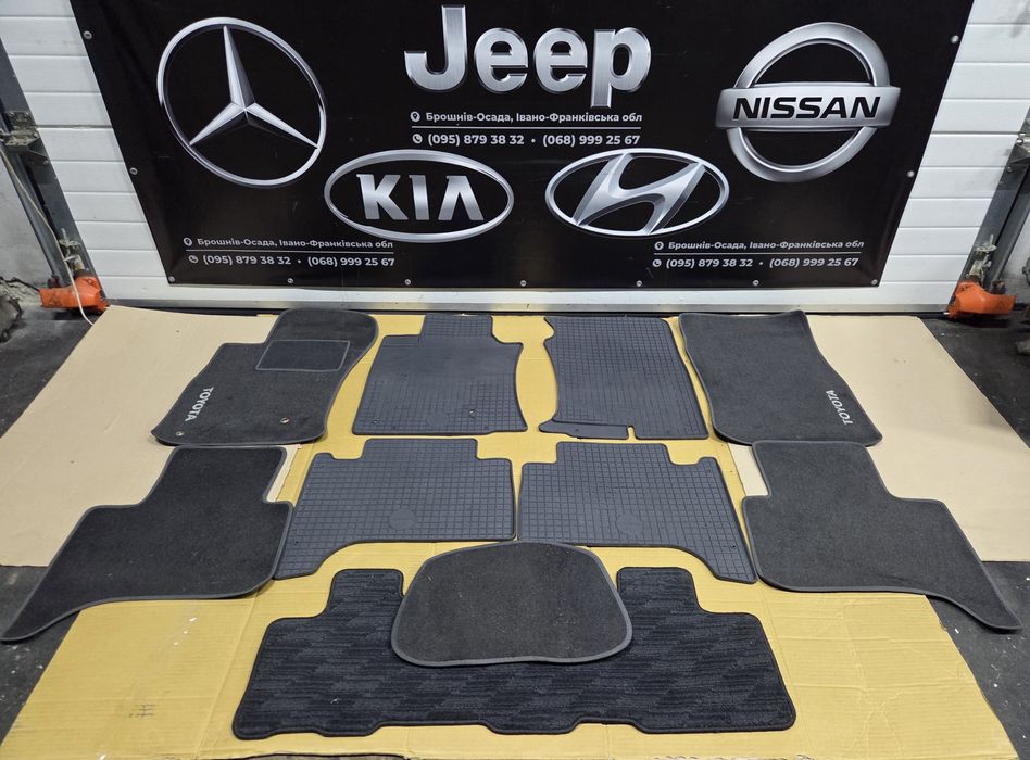 Коврики Toyota Prado 120 Прадо розборка шрот запчастини