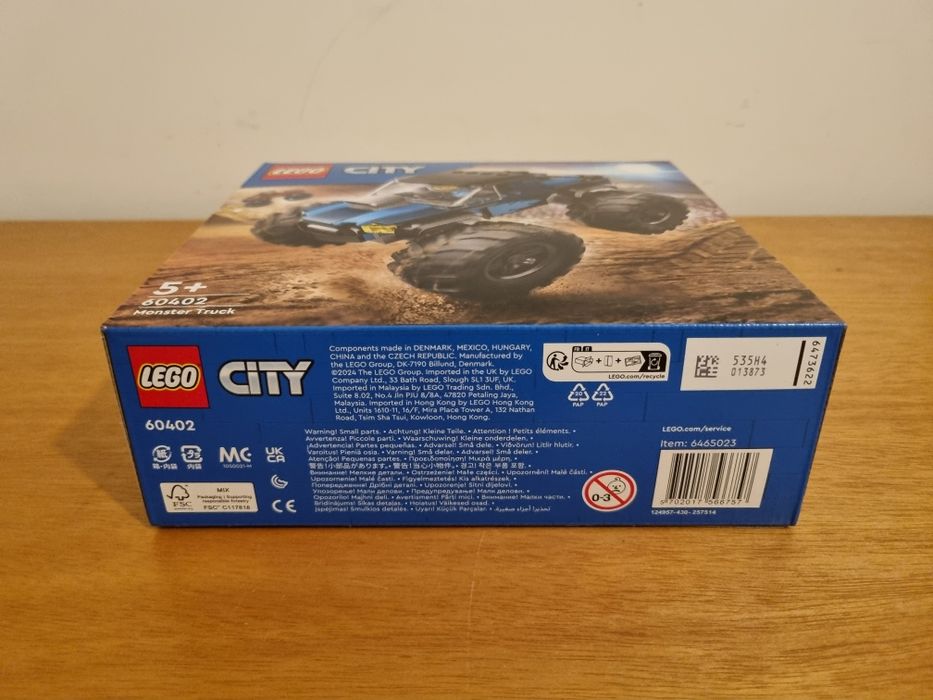 Lego City 60402 - Blue Monster Truck