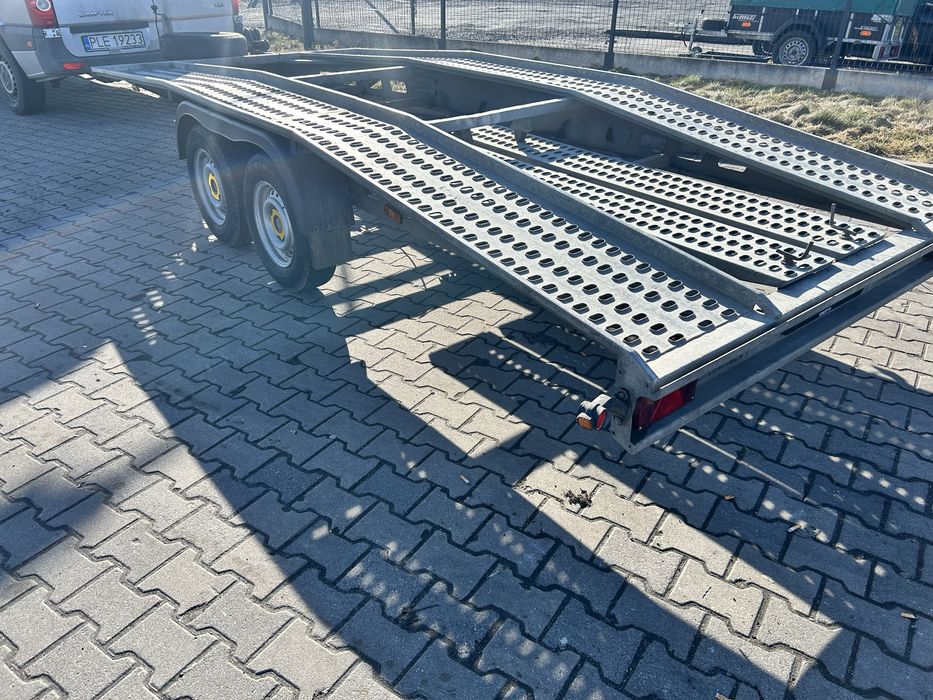 Przyczepa laweta szwajcarka dmc 2500 kg