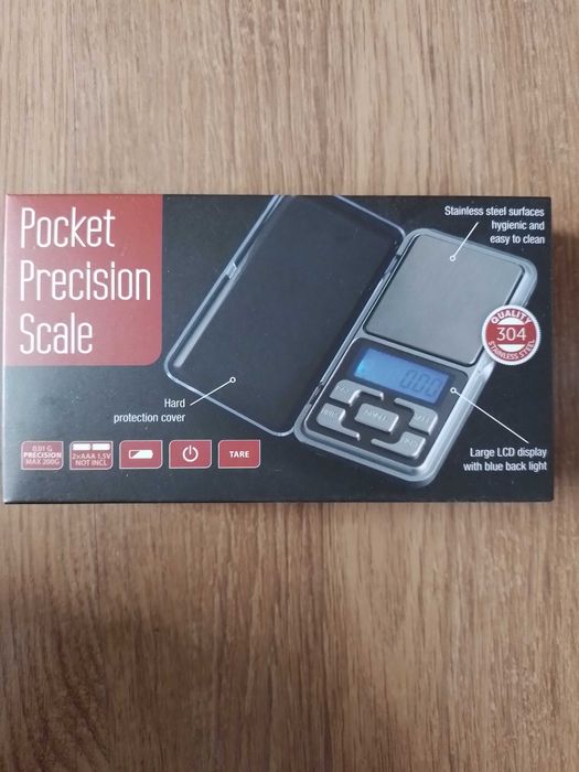 Waga jubilerska precyzyjna elektroniczna kieszonkowa