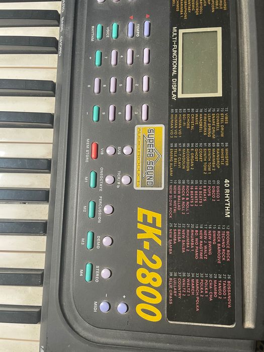 Teclado elétrico