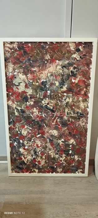 Tela usada, mas em bom estado