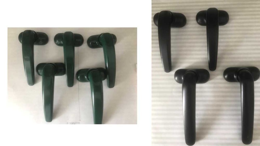 Puxador de aluminio com mola de recuperação (Muleta)