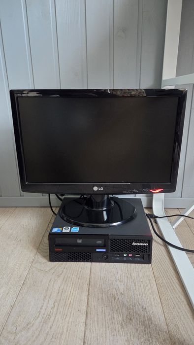 Komputer Lenovo ThinkCentre + LG 18,5" | Kompletny zestaw | Sprawny
