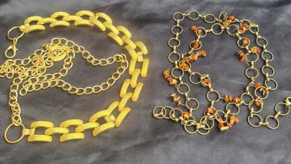 Пояс ремінь ремень бронза позолота вінтаж маркування хенд мейд