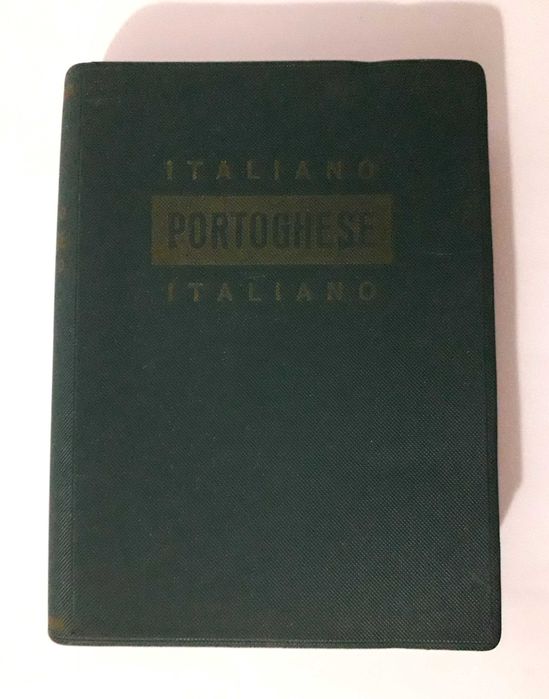 Dicionário antigo de bolso Italiano-Português-Italiano