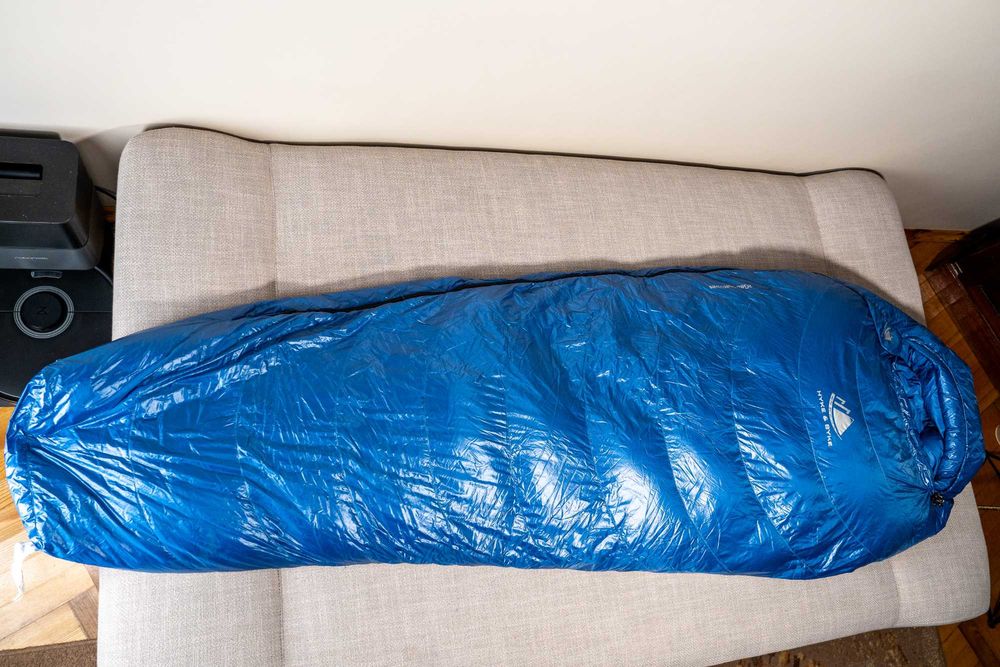 HYKE & BYKE Eolus - puchowy śpiwór do -17