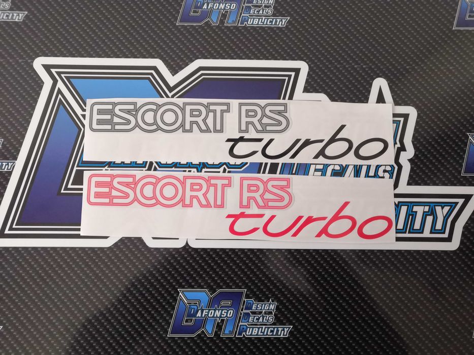 Autocolante Ford Escort RS Turbo