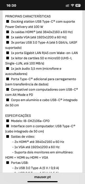 USB-C Multiport Dockingstation ISY445036672435496965