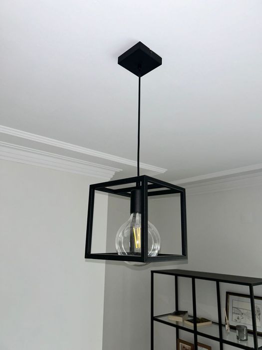 Candeeiro de teto suspenso ELDRICK Preto